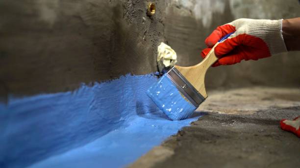 Commercial Basement Waterproofing project at a Kechi, KS business property by SJ Waterproofing Pros